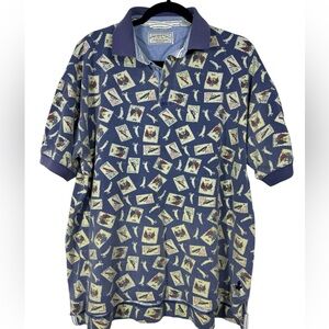 American Eagle Outfitter's VINTAGE 90's Golf Polo Grandpacor Size Large